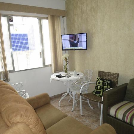 Apto Canto Do Forte - Praia Grande - Local Privilegiado - 100 Metros Da Praia - Internet Inclusa Экстерьер фото